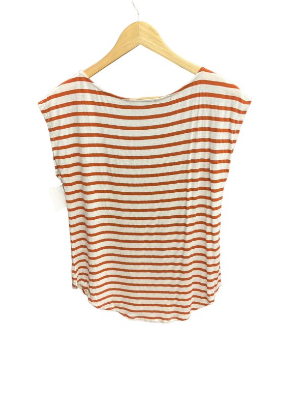 Striped Pattern Top Sleeveless Green Envelope, Size S on Sale - Image 2