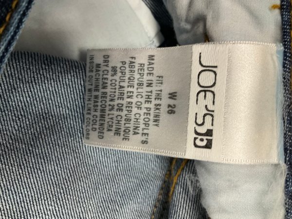 Blue Denim Jeans Skinny Joes Jeans, Size 2 Fashion - Image 4