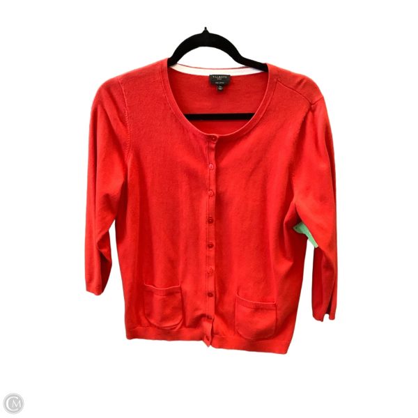 Cardigan By Talbots In Red, Size: Lp Fashion