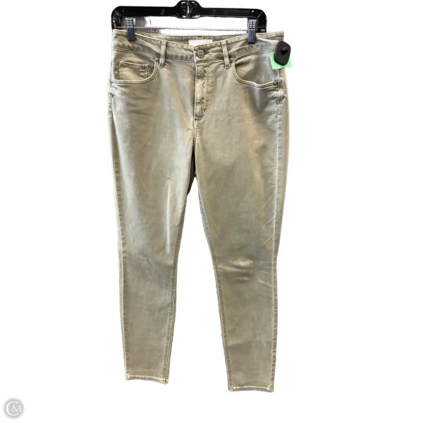 Jeans Skinny By Loft In Green, Size: 8 For Discount