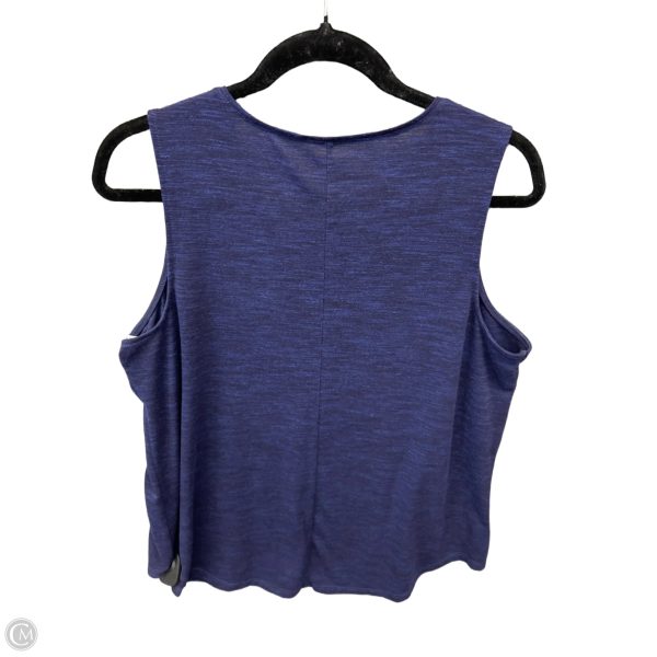 Top Sleeveless By Apt 9 In Navy, Size: L Cheap - Image 2