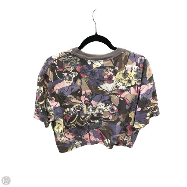 Athletic Top Short Sleeve By Nike In Floral Print, Size: Xl Discount - Image 2