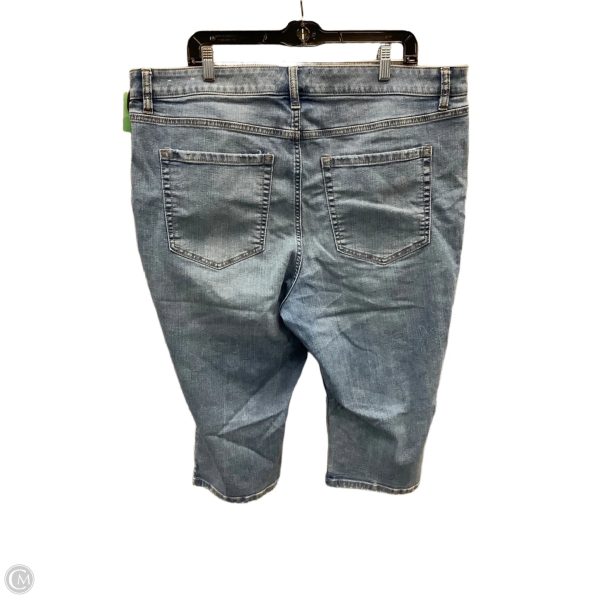 Capris By Lane Bryant In Blue, Size: 22 Cheap - Image 2