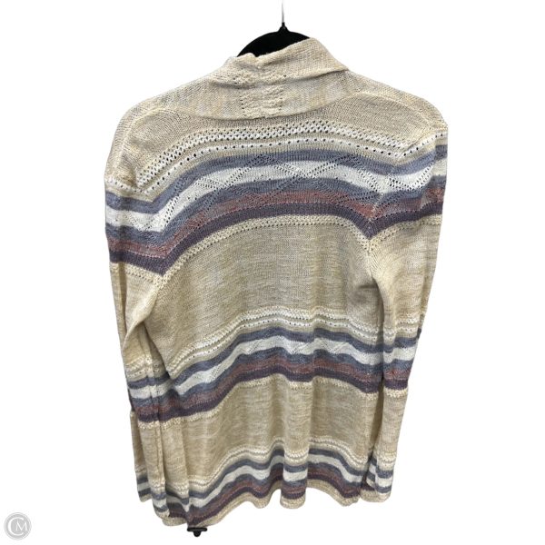 Cardigan By Clothes Mentor In Cream, Size: M Cheap - Image 2