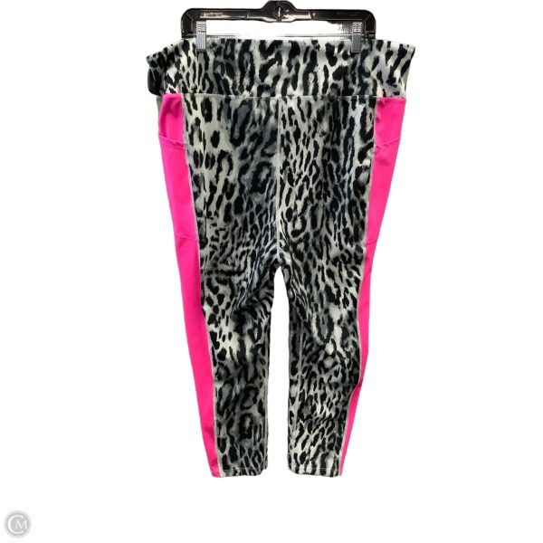 Athletic Leggings By Lularoe In Animal Print, Size: 3x Online - Image 2