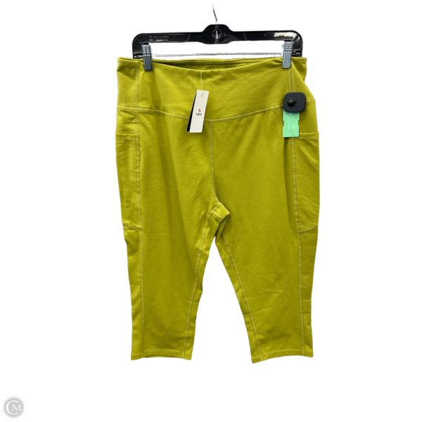 Athletic Capris By Clothes Mentor In Green, Size: 2x Discount