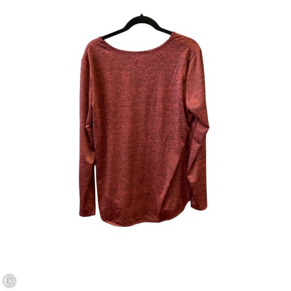 Top Long Sleeve By Clothes Mentor In Red, Size: 3x Hot on Sale - Image 2