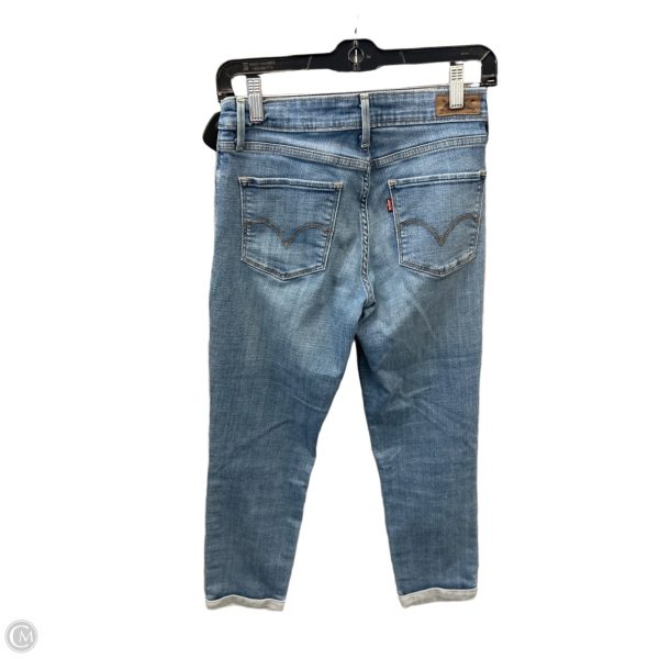 Jeans Cropped By Levis In Blue Denim, Size: 4 Supply - Image 2