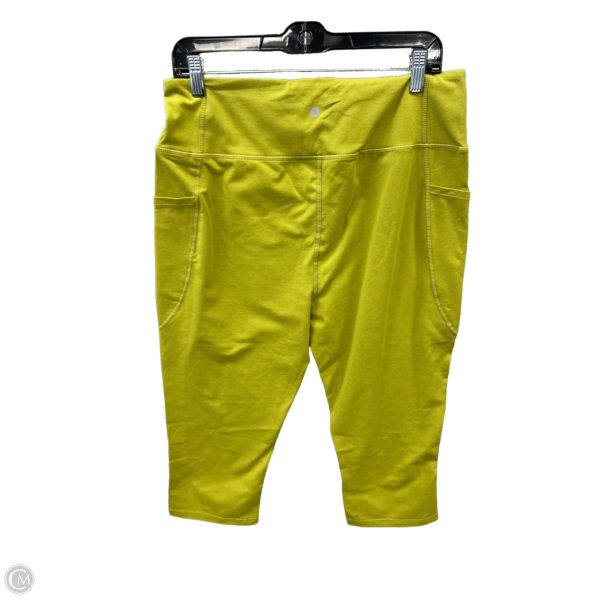 Athletic Capris By Clothes Mentor In Green, Size: 2x Discount - Image 2