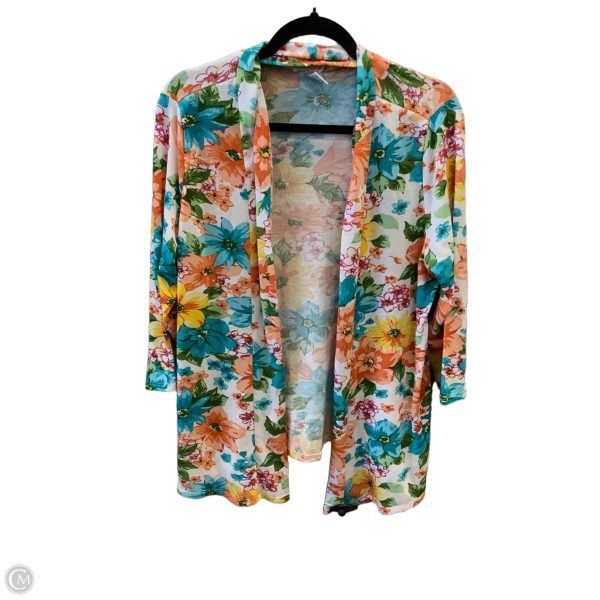 Cardigan By Cathy Daniels In Floral Print, Size: L Cheap