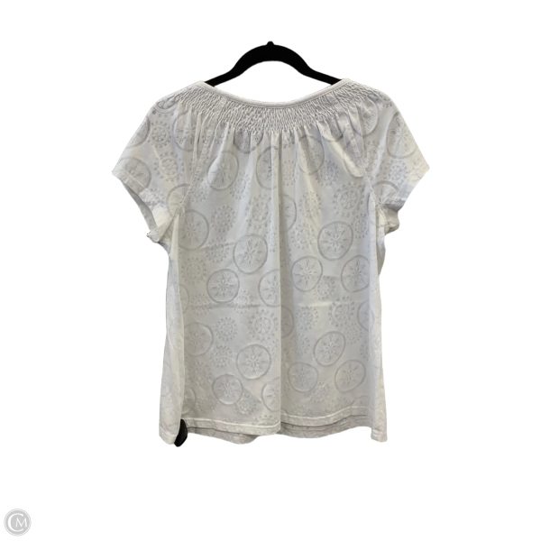Top Short Sleeve By Falls Creek In White, Size: L Supply - Image 2