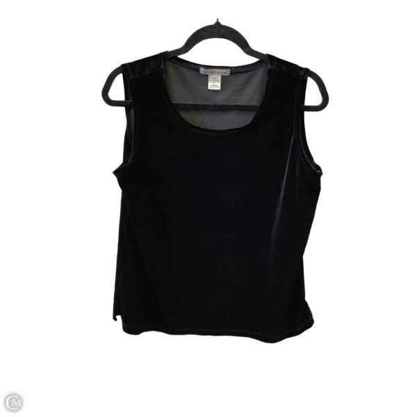 Top Sleeveless By Notations In Black, Size: L Cheap