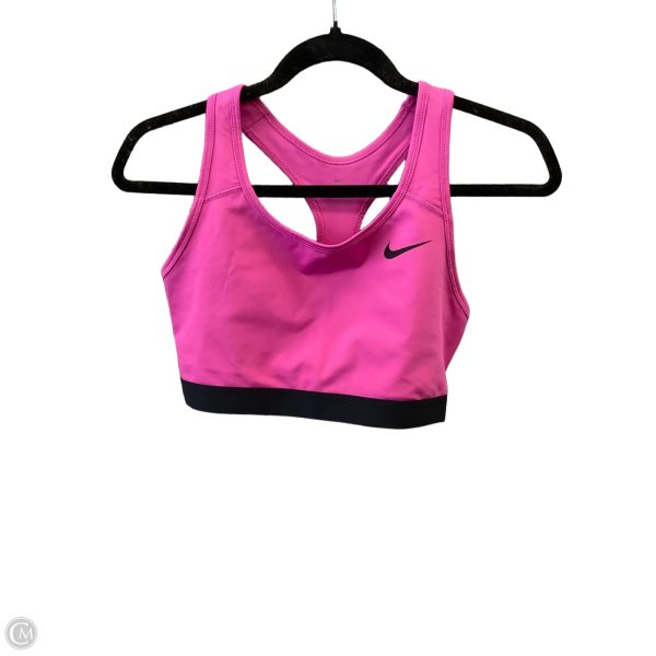 Athletic Bra By Nike Apparel In Pink, Size: L For Sale