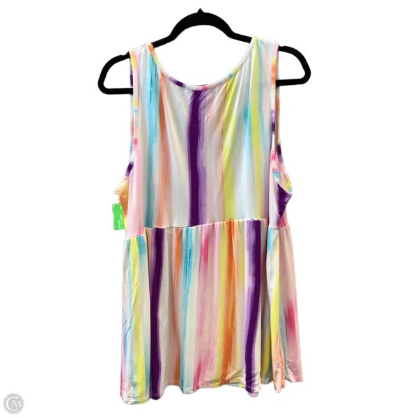 Top Sleeveless By Torrid In Multi-colored, Size: 3x Discount - Image 2