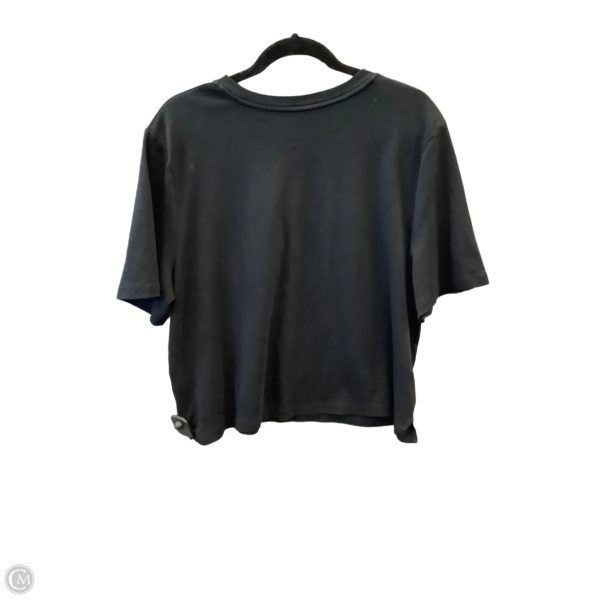 Top Short Sleeve Basic By A New Day In Black, Size: Xl Online - Image 2