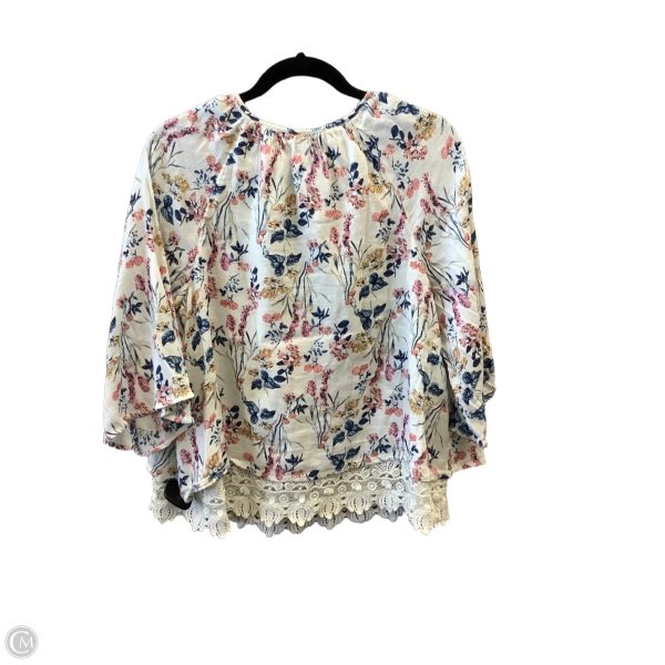 Blouse 3 4 Sleeve By Style And Company In Multi-colored, Size: Lp Online now - Image 2