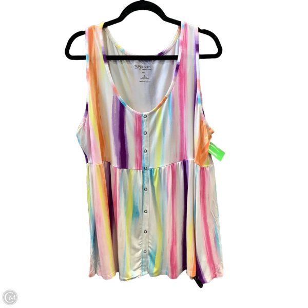 Top Sleeveless By Torrid In Multi-colored, Size: 3x Discount