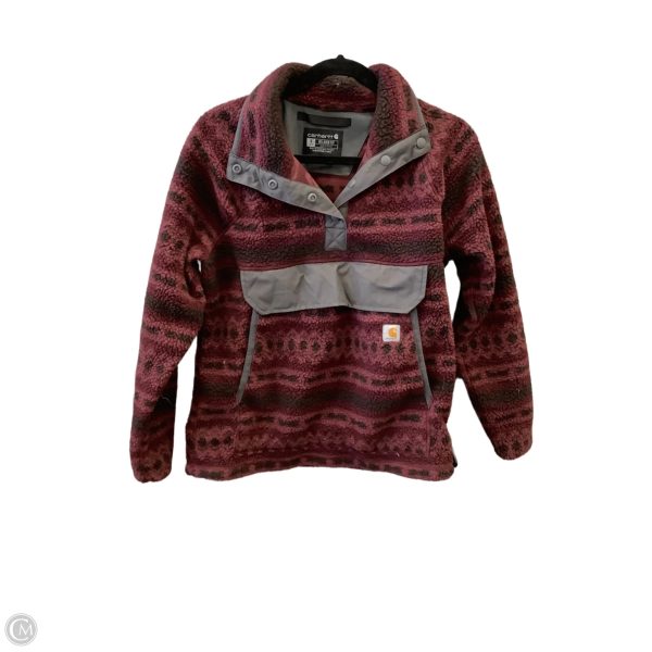 Sweatshirt Collar By Carhartt In Red, Size: S For Cheap