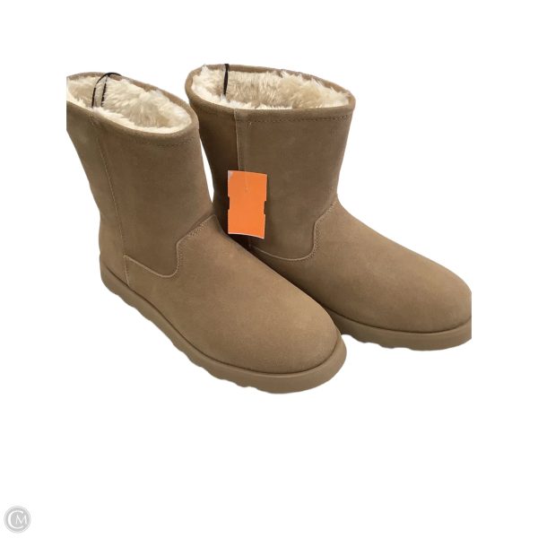 Boots Mid-calf Flats By Time And Tru In Brown, Size: 10 Cheap