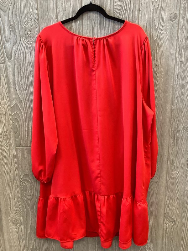 Dress Casual Midi By Ava & Viv In Red, Size: 3 on Sale - Image 2