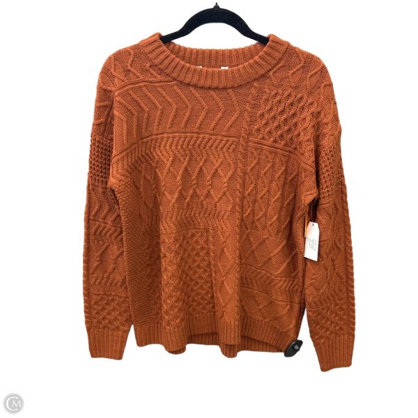 Sweater By Time And Tru In Orange, Size: M For Discount
