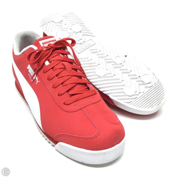 Shoes Sneakers By Puma In Red, Size: 11 For Discount - Image 3