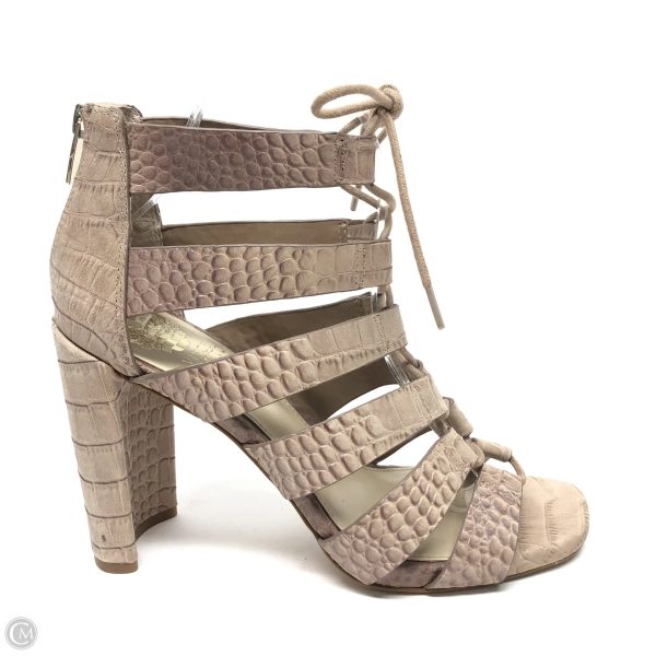 Sandals Heels Block By Vince Camuto In Mauve, Size: 8.5 Fashion