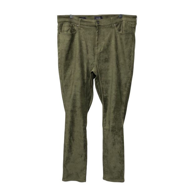 Jeans Skinny By Not Your Daughters Jeans In Green, Size:16 For Discount